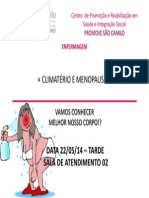 Folheto - CLIMATÉRIO