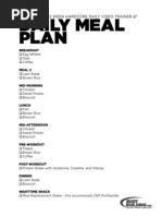 Kris Gethins Daily Meal Plan