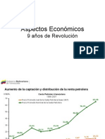 9 Años de Revolución Gráficos de Aspectos Económicos