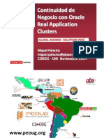 Oracle RAC - Oracle Real Aplications Clusters - Ing. Miguel Palacios Guerra