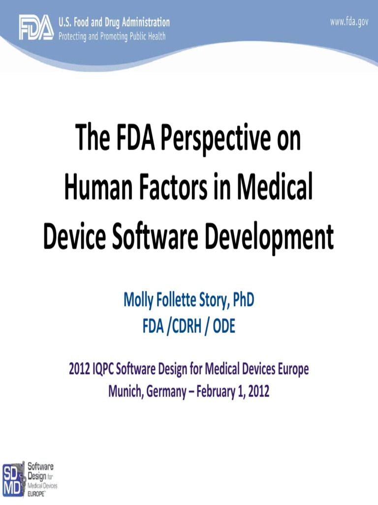 Human Factors in Medical Devices Usability Verification And Validation