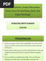 Proposal Methodology Research (Analisis Imbuhan Bahasa Bajau)