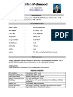 BMtechIrfanMehmood CV and Documents