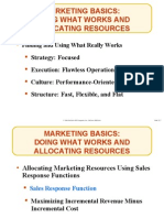 Marketing Basics: Doing What Works and Allocating Resources