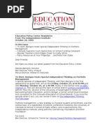 Newsletter October 20 2009
