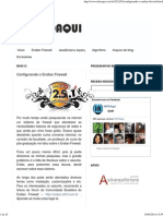 Configurando o Endian Firewall Parte 1