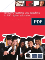 Effective Learning and Teaching in UK Higher Education