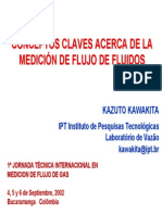 CONCEPTOS CLAVES ACERCA DE LA
MEDICIÓN DE FLUJO DE FLUIDOS