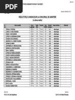 Rezultate ARH Medii 2013