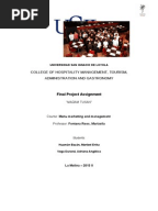 Complaint Letter Concerning Restaurant Service | Restaurants | Menu