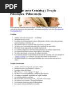 Diferencias Entre Coaching y Terapia Psicológica
