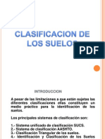 Clasificacion de Los Suelos