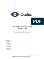 Oculus Best Practices