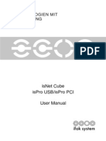 IsNet Cube Pro USB PCI User