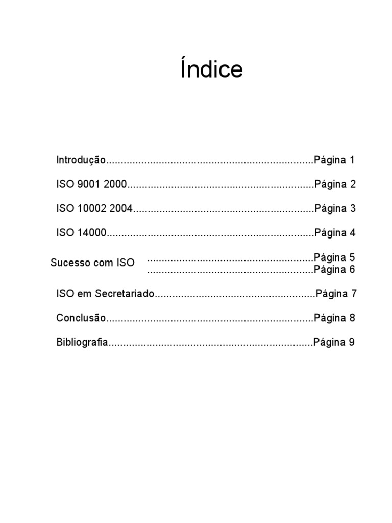 Normas ISO: Qualidade e Sustentabilidade | PDF | ISO 9000 | Avaliação