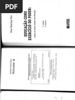 Educação Como Exercício de Poder