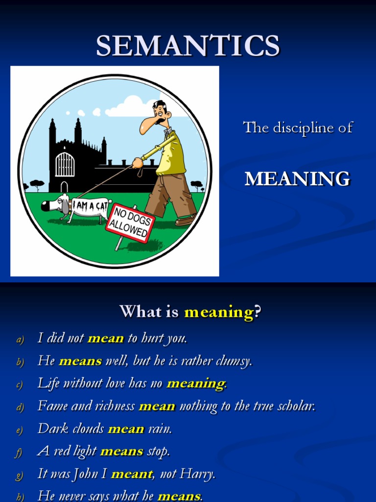 semantics-word-semantics