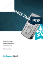 Whit E Pap ER: Australian SMS SPAM Compliance