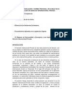 63429116 Conflicto de Legislacion y Norma Procesal Aplicable en El Sistema Venezolano de Derecho Internacional Privado