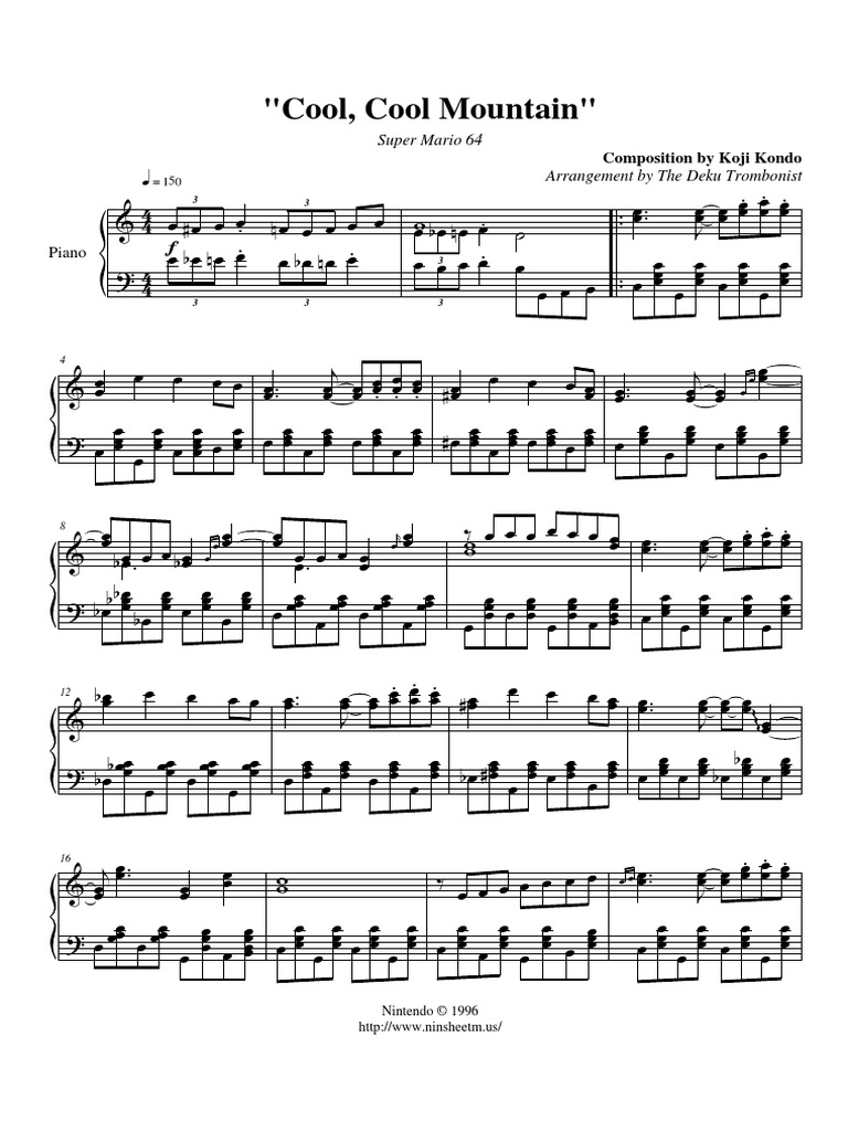 Cool Cool Mountain Piano