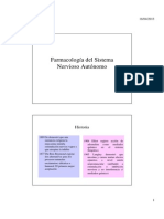 Teórico N° 9_Farmacología del S. N. A.Sistema nervioso autónomo