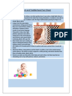 Infant and Toddlerhood Fact Sheet