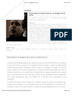 Revista Observaciones Filosóficas - Francis Bacon La Deriva Del Yo y El Desgarro de La Carne