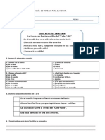 Guía de Trabajo Para La Casa