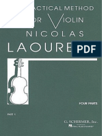Nicolas Laoureux - Practical Method for Violin, Part 1
