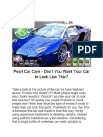 Pearl Car Care - Don't You Want Your Car To Look Like This?