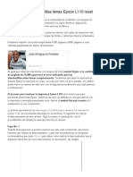 Eliminar Error Almohadillas Llenas Epson L110 PDF