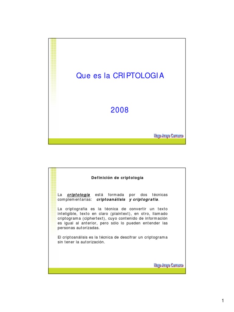 Criptologia Pdf Pdf Criptografía Criptoanálisis