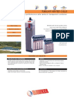 Tubular Vented Cells: High Performance Solar Series in Transparent Container