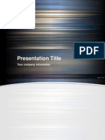 Presentation Title: Your Company Information