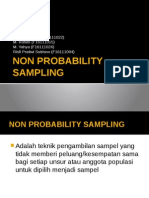 Non Probability Sampling