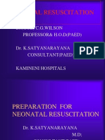 Neonatal Resuscitation: Dr. (Col) C.G.Wilson Professor& H.O.D (Paed)