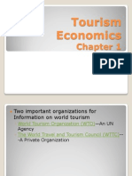 Tourism Economics: TRM 490 Prof. Zhou