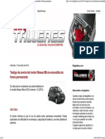 El Blog Del Taller Automotriz - Testigo de Avería Del Motor Nissan Micra Encendido de Forma Permanente