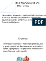 Funciones Biologicas de Las Proteinas