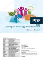 Learning and Technology Policy Framework Web