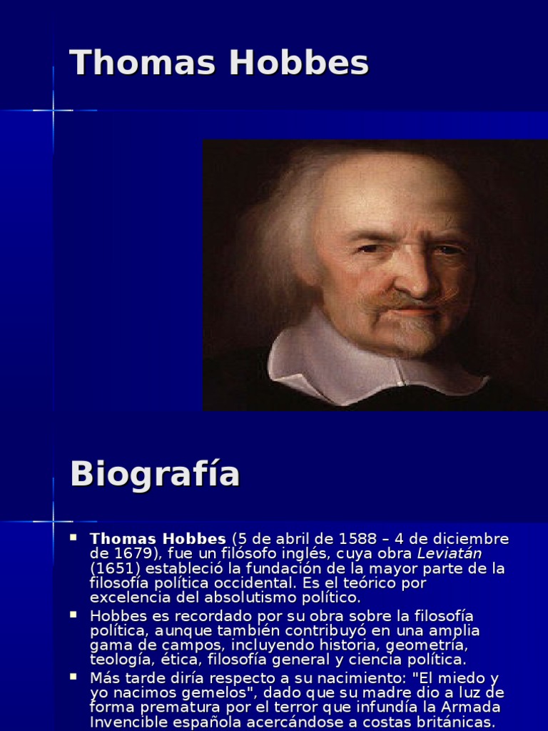 Teoria de thomas hobbes_teoria_online