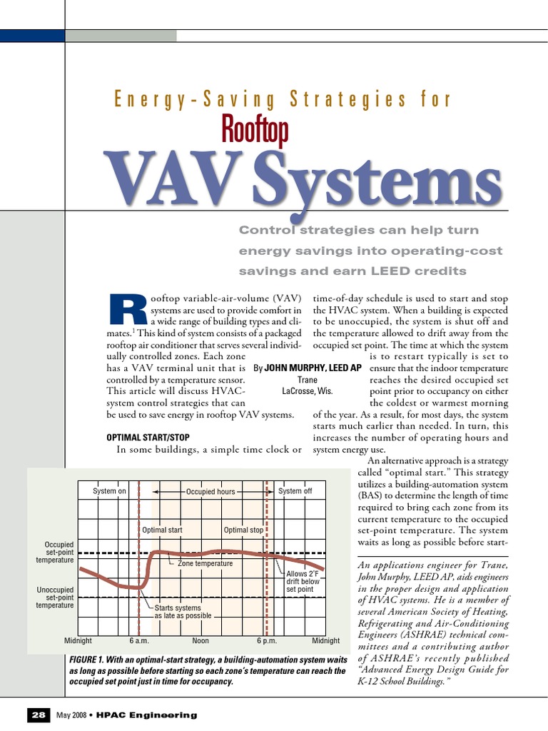 Vav Systems | PDF | Ventilation (Architecture) | Air Conditioning