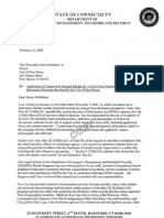 Letter To New Haven Mayor DeStefano About The Public Safety Risks of Releasing Names of The Cardholders of The Elm City Resident Card (Feb. 15, 2008)