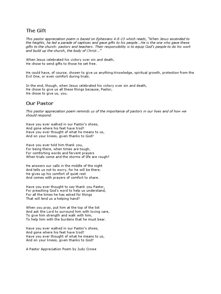 A Pastor's Heart | PDF | Christian Belief And Doctrine | Jesus