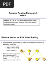 Dynamic Routing Protocols II Ospf: Relates To Lab 4. This Module Covers Link State