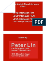 Safety Laminated Glass Interlayer EVA Interlayer Fim, PVB Interlayer Film, SGP Interlayer Film