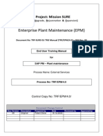 Sap Pm End User Manual External Services