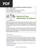 Download Privacy and Social Media An Analytical Framework Roger Clarke by Journal of Law Information  Science SN226377046 doc pdf