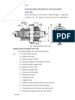 DESIGN OF SOCKET AND SPIGOT COTTOR JOINT