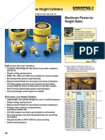 RSM, RCS-Series, Low Height Cylinders Maximum Power-to-Height Ratio